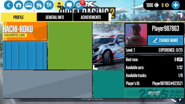 carX漂移赛车2中文破解版 v1.19.1 安卓全部解锁版 2