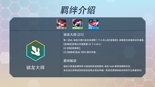 《云顶之弈》s7羁绊图表汇总