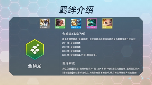 《云顶之弈》s7羁绊图表汇总