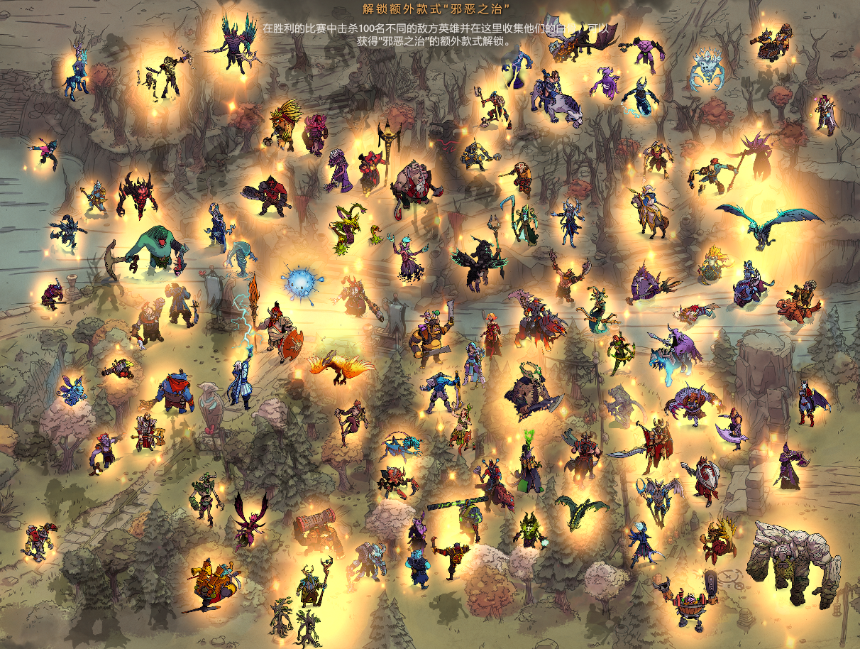 dota2骷髅王至宝解锁图鉴(冥魂大帝收割贡品图大全)