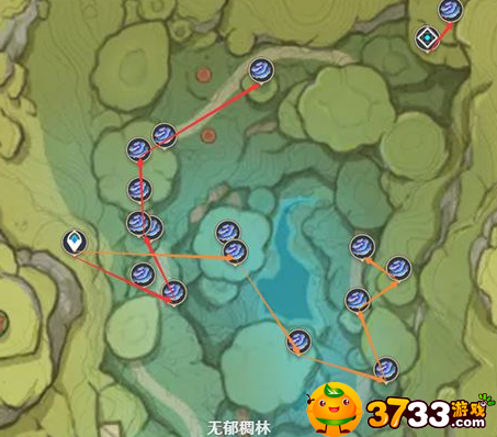 原神树王圣体菇采集路线
