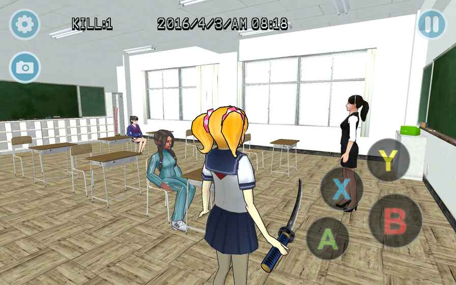 高校模拟少女a汉化版 v1.2 安卓版 3