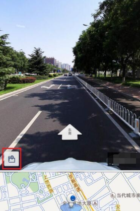 《百度地图》查看街景方法