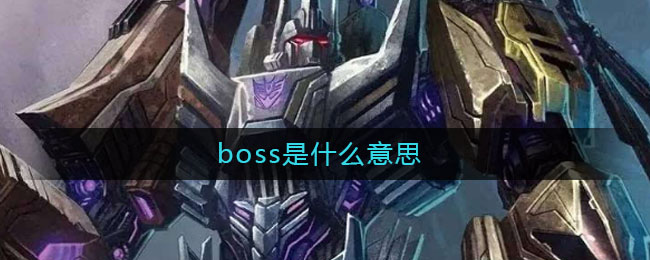 boss是什么意思(boss意思介绍)