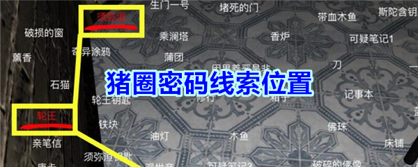 《孙美琪疑案-宋明朝》三级线索——猪圈密码