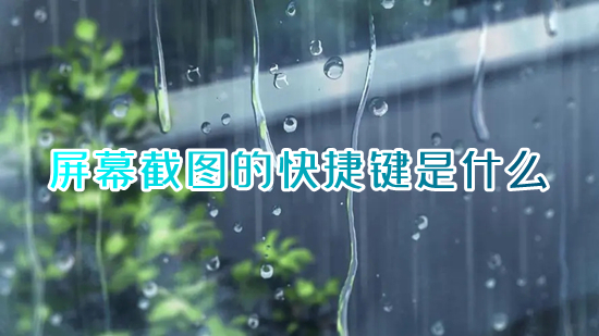 屏幕截图的快捷键是什么(电脑上怎么截图截屏)