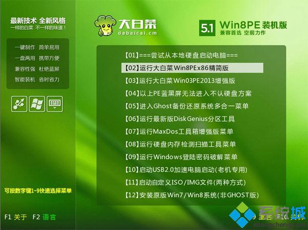 大白菜安装原版系统步骤 图3