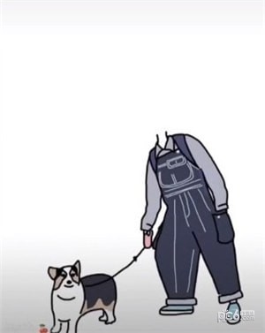 无头小人抠图素材下载