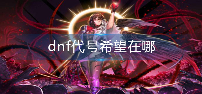 dnf代号希望在哪(代号希望位置分享)
