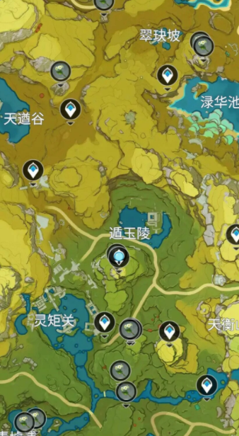 原神2.7清心采集路线