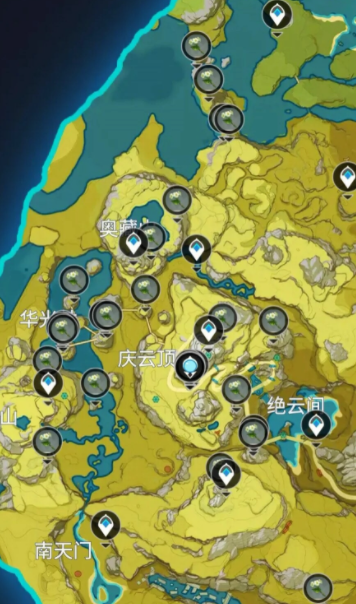 原神2.7清心采集点大全