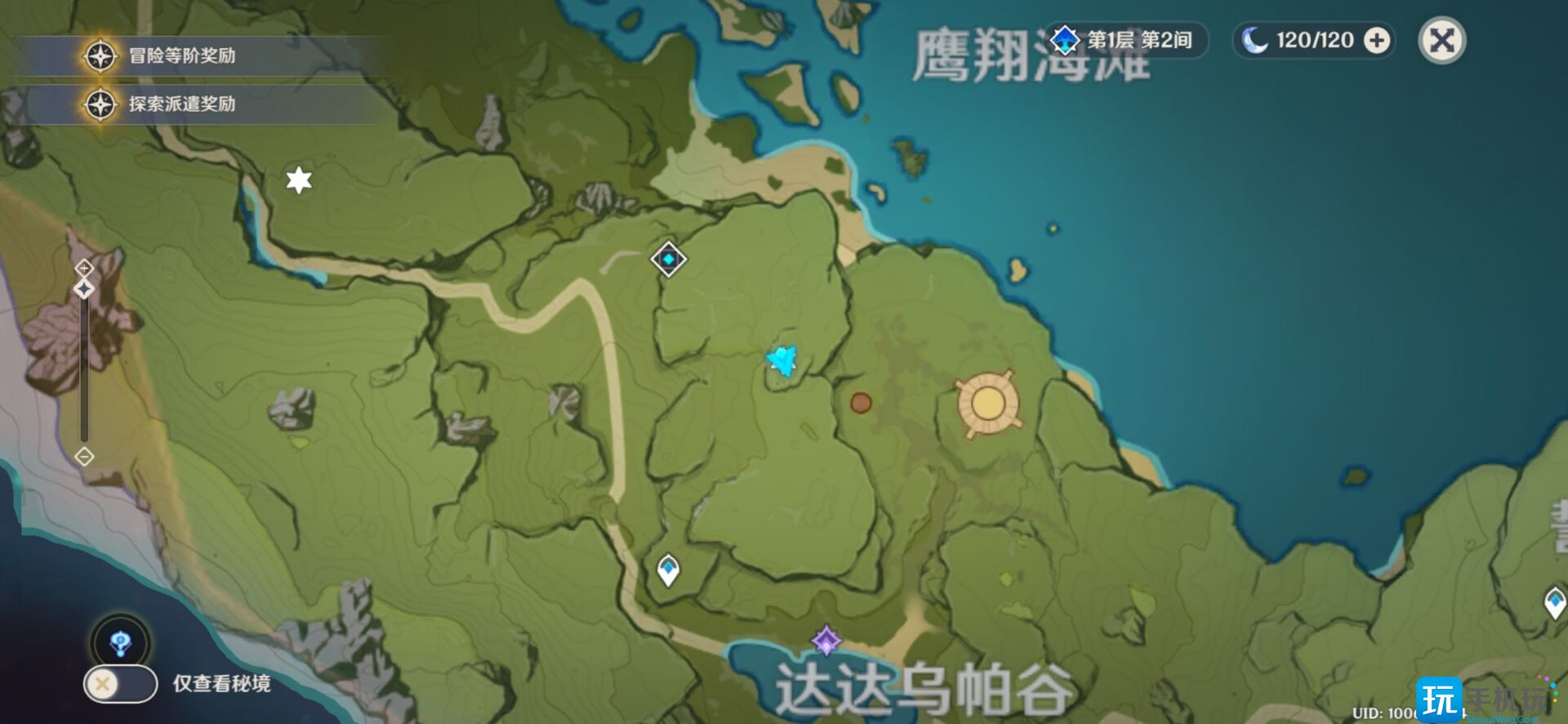 原神蒙德地灵龛分布图位置大全