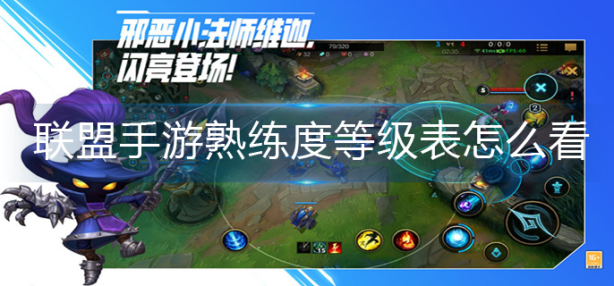 英雄联盟手游熟练度等级表怎么看(熟练度等级表查看方法)