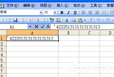 怎么在Excel中输入身份证号？