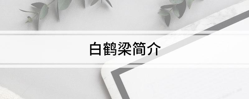 白鹤梁简介