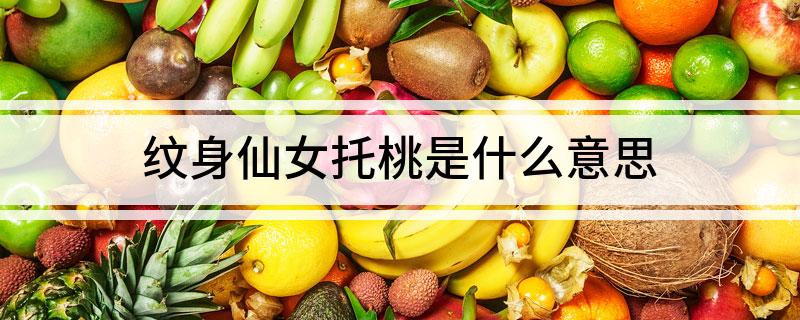 纹身仙女托桃是什么意思(纹身有什么好处坏处是什么)