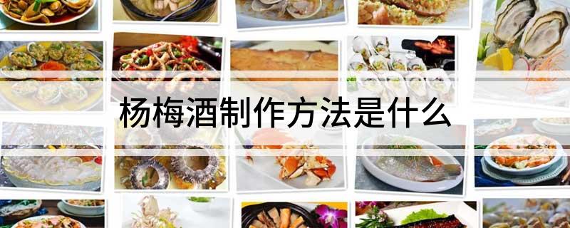 杨梅酒制作方法是什么