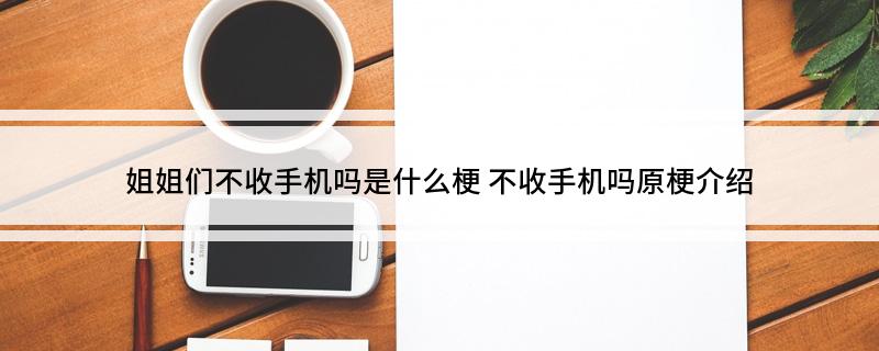 姐姐们不收手机吗是什么梗(不收手机吗原梗介绍)