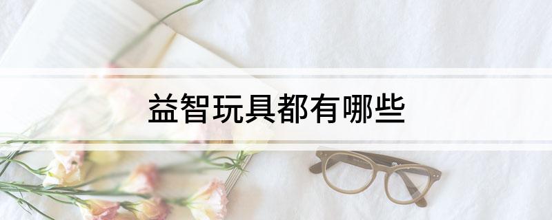益智玩具都有哪些