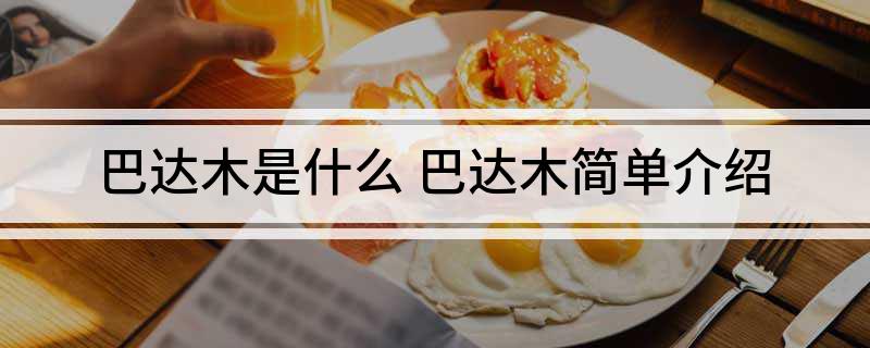 巴达木是什么(巴达木简单介绍)