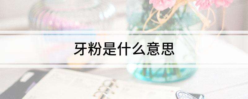 牙粉是什么意思(什么是牙粉)