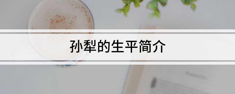 孙犁的生平简介