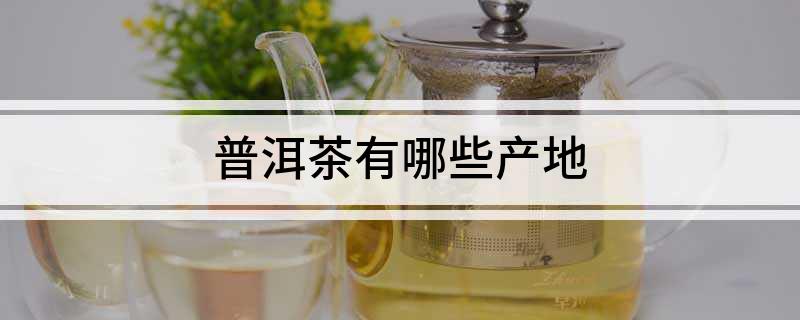 普洱茶有哪些产地