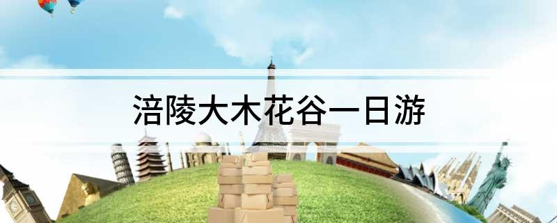 涪陵大木花谷一日游