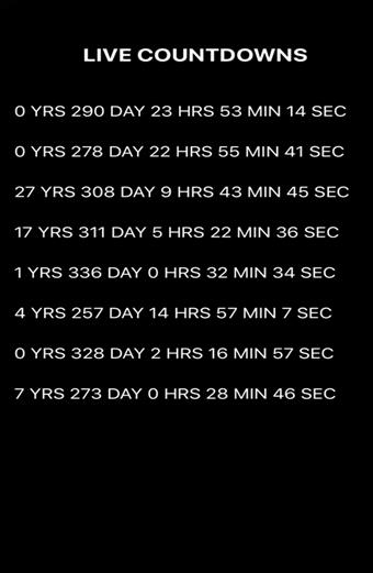 countdown软件 v2.1.0 安卓版 0