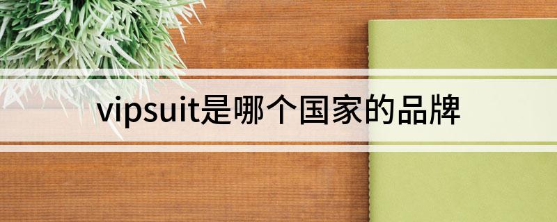 vipsuit是哪个国家的品牌