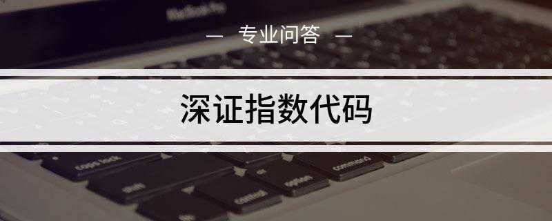 深证指数代码