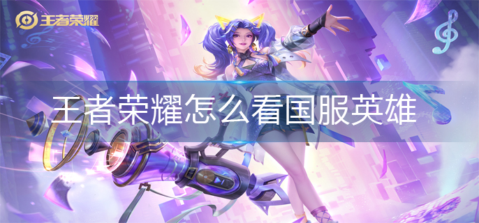 王者荣耀怎么看国服英雄(国服英雄查看方法)