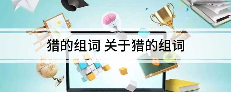 猎的组词(关于猎的组词)
