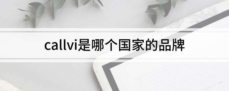 callvi是哪个国家的品牌
