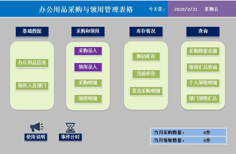 库存管理Excel表格 v2.0绿色版下载(免费Excel库存管理系统)
