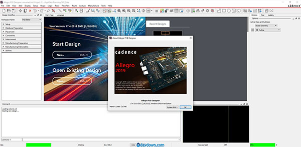 Cadence OrCAD电路图设计软件 v17.40.003破解版下载(Cadence OrCAD 2019破解版)