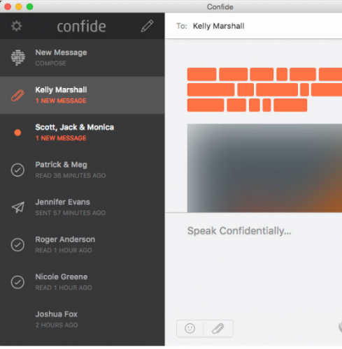Confide通讯加密软件 V1.5.9官方电脑版下载(Confide软件下载)