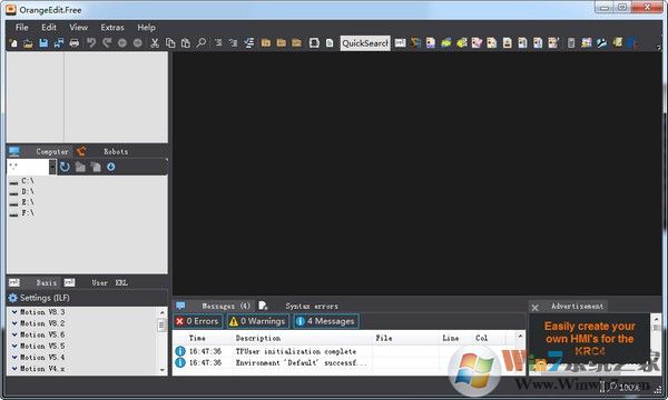 OrangeEdit(机器人编程软件) v2.0.14.95官方版下载(orange软件下载)