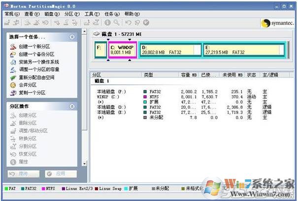 硬盘分区魔术师pqmagic 8.0中文版下载