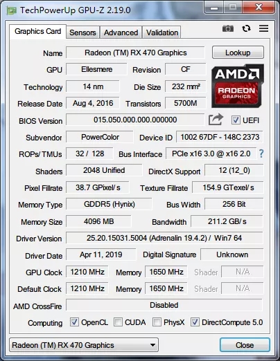 TechPowerUp显卡检测工具 v2.37绿色免费版下载(TechPowerUp汉化版)