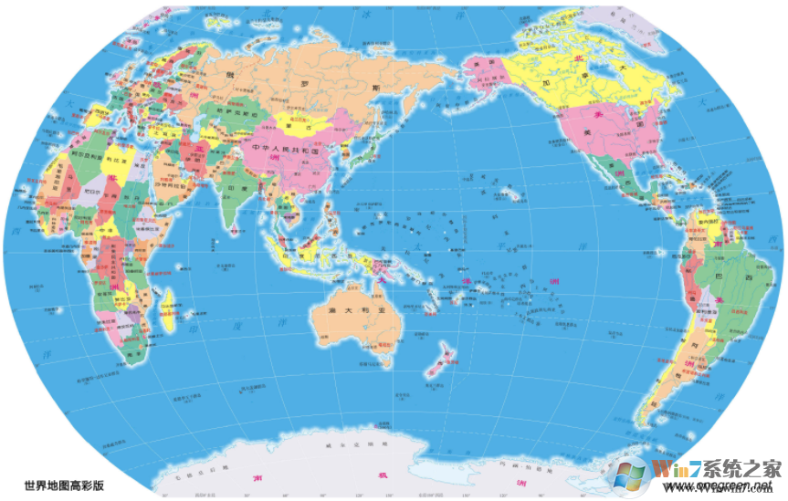 世界地形图PDF高清版下载(世界地形图高清版大图)