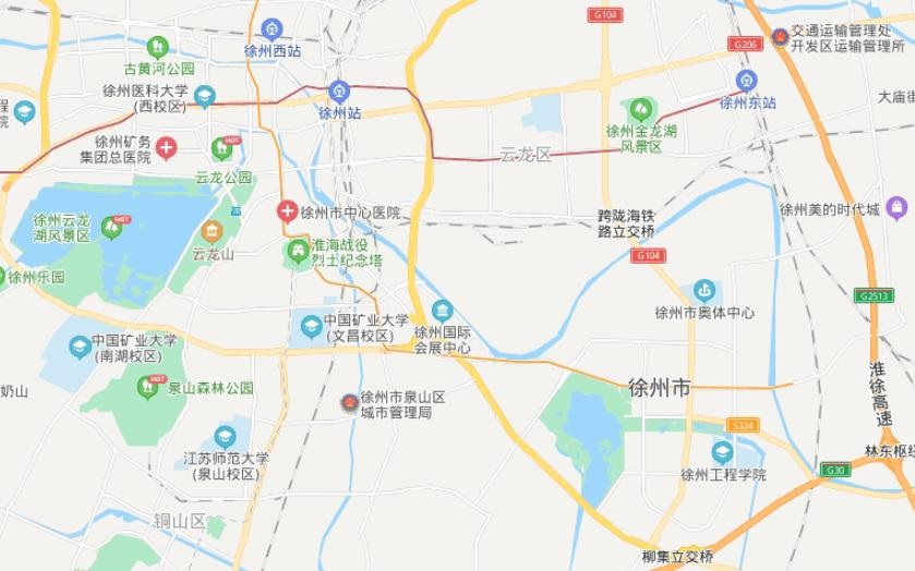 江苏徐州地图全图 2021高清版下载(徐州市高清地图)