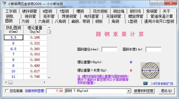 小新实用五金手册