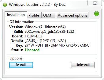 Windows Loader(Windows系统激活工具) 简体中文版下载