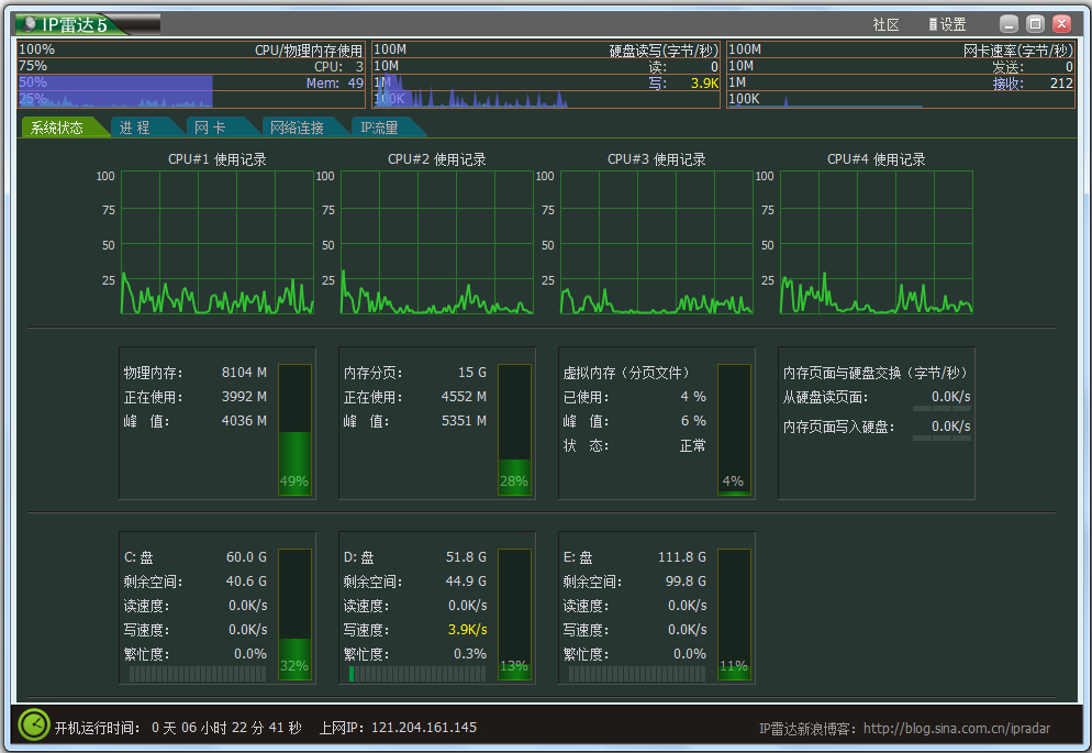 IP雷达 v5.0绿色版下载(IP雷达5下载)