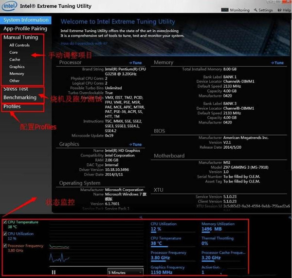 英特尔Intel XTU超频工具 v7.6.0.37官方版下载(XTU下载(最新版))
