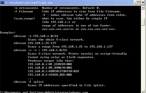 NbtScan(Mac扫描器) V2.21中文版下载(NbtScan下载)