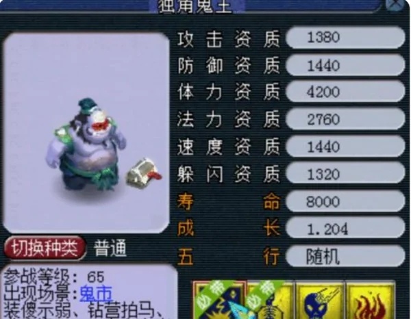 梦幻西游独角鬼王参战等级攻略
