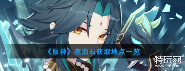 原神夜泊石采集攻略(原神夜泊石分布位置大全)