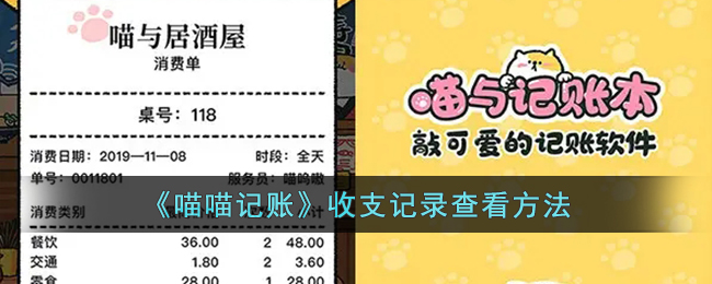喵喵记账怎么看收支记录(收支记录在哪里)